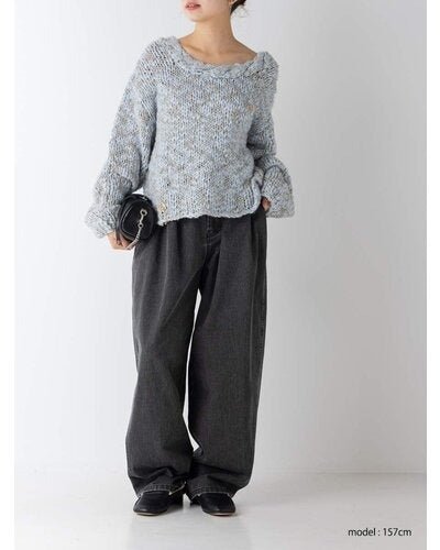 【YENN 26-27 WINTER/PRE-SPRING】HAND SLUB MIX PO - 11月中旬頃発送 - Champdelarose