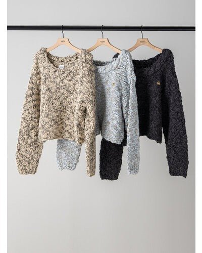 【YENN 26-27 WINTER/PRE-SPRING】HAND SLUB MIX PO - 11月中旬頃発送 - Champdelarose