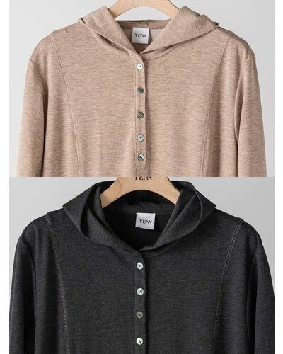 【YENN 26-27 WINTER/PRE-SPRING】HENRY HOODIE DRESS - 11月中旬頃発送 - Champdelarose