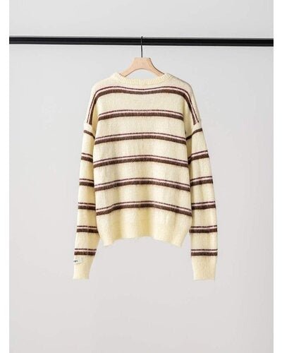 【YENN 26-27 WINTER/PRE-SPRING】MULTI STRIPE KNIT PO - 11月中旬頃発送 - Champdelarose