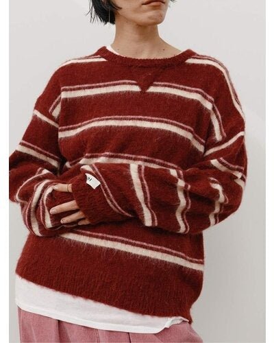 【YENN 26-27 WINTER/PRE-SPRING】MULTI STRIPE KNIT PO - 11月中旬頃発送 - Champdelarose