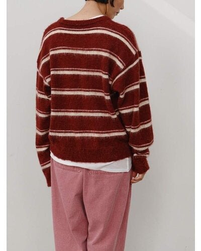 【YENN 26-27 WINTER/PRE-SPRING】MULTI STRIPE KNIT PO - 11月中旬頃発送 - Champdelarose