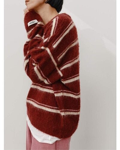 【YENN 26-27 WINTER/PRE-SPRING】MULTI STRIPE KNIT PO - 11月中旬頃発送 - Champdelarose