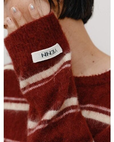 【YENN 26-27 WINTER/PRE-SPRING】MULTI STRIPE KNIT PO - 11月中旬頃発送 - Champdelarose