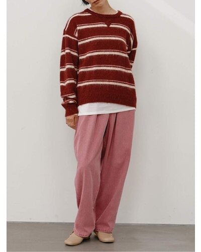 【YENN 26-27 WINTER/PRE-SPRING】MULTI STRIPE KNIT PO - 11月中旬頃発送 - Champdelarose