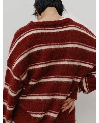 【YENN 26-27 WINTER/PRE-SPRING】MULTI STRIPE KNIT PO - 11月中旬頃発送 - Champdelarose