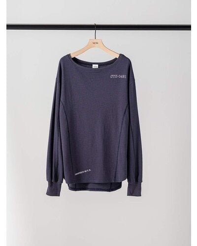【YENN 26-27 WINTER/PRE-SPRING】NEP PRINT LONG T - 10月中旬頃発送 - Champdelarose