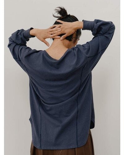 【YENN 26-27 WINTER/PRE-SPRING】NEP PRINT LONG T - 10月中旬頃発送 - Champdelarose