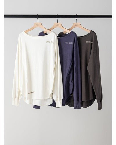 【YENN 26-27 WINTER/PRE-SPRING】NEP PRINT LONG T - 10月中旬頃発送 - Champdelarose