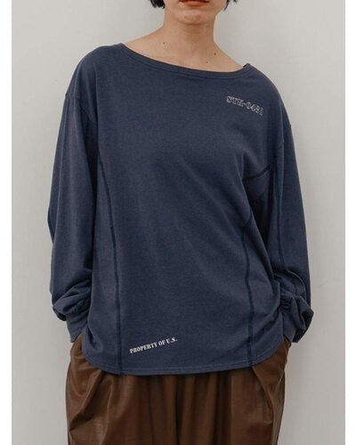 【YENN 26-27 WINTER/PRE-SPRING】NEP PRINT LONG T - 10月中旬頃発送 - Champdelarose