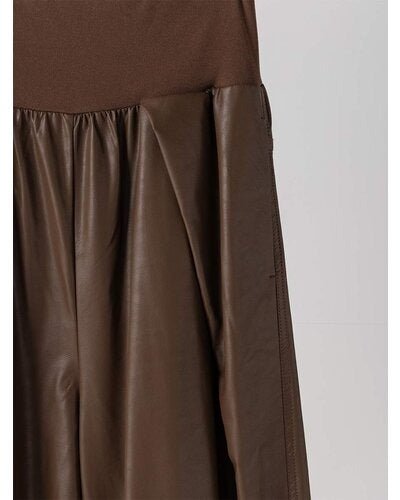 【YENN 26-27 WINTER/PRE-SPRING】RIB FAUX LEATHER PT - 11月中旬頃発送 - Champdelarose