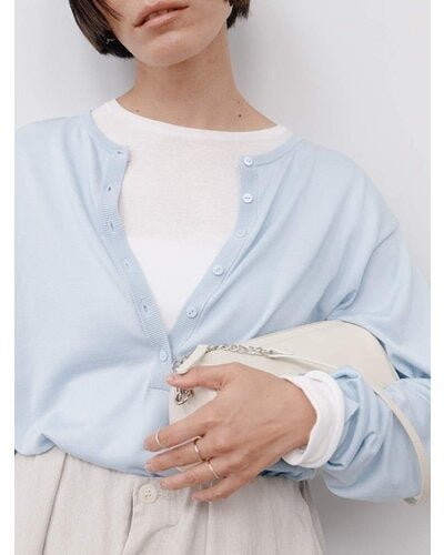 【YENN 26-27 WINTER/PRE-SPRING】SHEER COTTON LONG T - 10月中旬頃発送 - Champdelarose