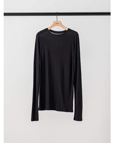 【YENN 26-27 WINTER/PRE-SPRING】SHEER COTTON LONG T - 10月中旬頃発送 - Champdelarose