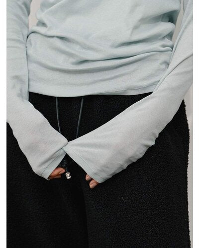 【YENN 26-27 WINTER/PRE-SPRING】SHEER COTTON LONG T - 10月中旬頃発送 - Champdelarose