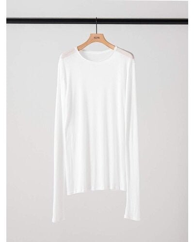 【YENN 26-27 WINTER/PRE-SPRING】SHEER COTTON LONG T - 10月中旬頃発送 - Champdelarose