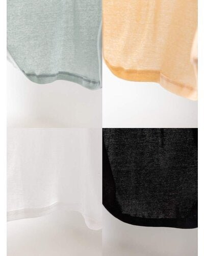 【YENN 26-27 WINTER/PRE-SPRING】SHEER COTTON LONG T - 10月中旬頃発送 - Champdelarose