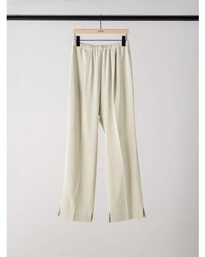 【YENN 26-27 WINTER/PRE-SPRING】SIDE SLIT SLACKS - 10月中旬頃発送 - Champdelarose