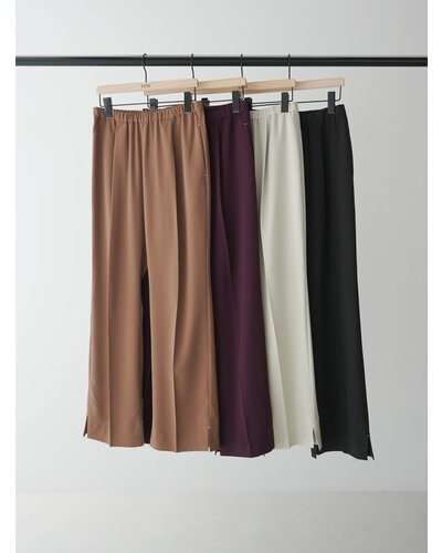 【YENN 26-27 WINTER/PRE-SPRING】SIDE SLIT SLACKS - 10月中旬頃発送 - Champdelarose