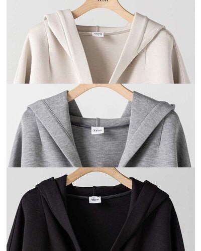 【YENN 26-27 WINTER/PRE-SPRING】SPONDISH HOODED CD - 1月中旬頃発送 - Champdelarose