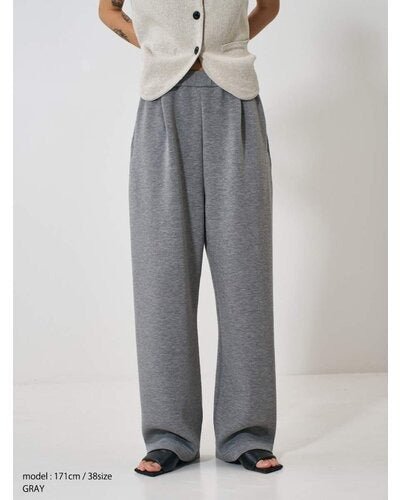 【YENN 26-27 WINTER/PRE-SPRING】SPONDISH TUCK PT - 1月中旬頃発送 - Champdelarose
