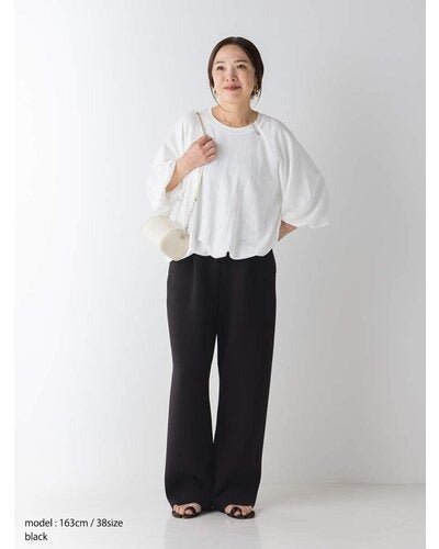 【YENN 26-27 WINTER/PRE-SPRING】SPONDISH TUCK PT - 1月中旬頃発送 - Champdelarose