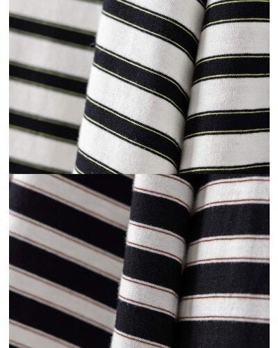 【YENN 26-27 WINTER/PRE-SPRING】STRIPE FORM LONG T - 10月中旬頃発送 - Champdelarose
