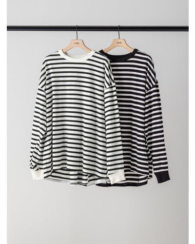 【YENN 26-27 WINTER/PRE-SPRING】STRIPE FORM LONG T - 10月中旬頃発送 - Champdelarose