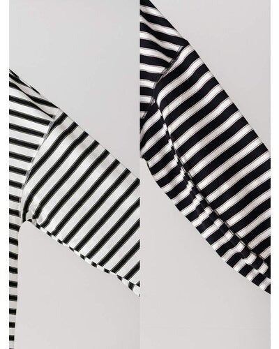 【YENN 26-27 WINTER/PRE-SPRING】STRIPE FORM LONG T - 10月中旬頃発送 - Champdelarose