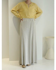 【YENN 26-27 WINTER/PRE-SPRING】THERMAL FLARE SK - 10月中旬頃発送 - Champdelarose