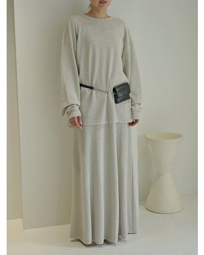 【YENN 26-27 WINTER/PRE-SPRING】THERMAL FLARE SK - 10月中旬頃発送 - Champdelarose