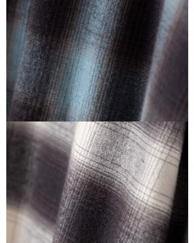 【YENN 26-27 WINTER/PRE-SPRING】WASHED PLAID SHIRT - 11月中旬頃発送 - Champdelarose