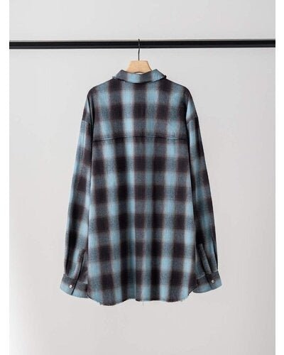 【YENN 26-27 WINTER/PRE-SPRING】WASHED PLAID SHIRT - 11月中旬頃発送 - Champdelarose
