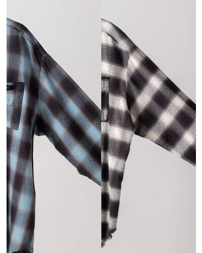 【YENN 26-27 WINTER/PRE-SPRING】WASHED PLAID SHIRT - 11月中旬頃発送 - Champdelarose