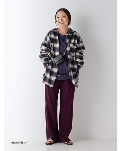 【YENN 26-27 WINTER/PRE-SPRING】WASHED PLAID SHIRT - 11月中旬頃発送 - Champdelarose